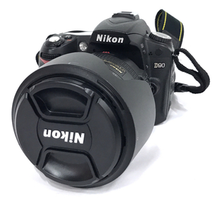 Nikon D90 AF-S DX NIKKOR 18-200mm 1:3.5-5.6 G ED VR デジタル一眼レフ カメラ ブラック 動作確認済み