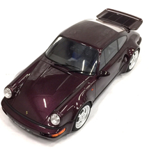 GT SPIRIT 1/18 Porsche 964 TURBO S AMETHYST 911 GT044 126525 0879/1000 ミニカー 保存箱 付属_画像1