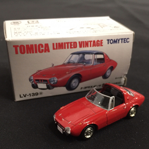 トミーテック 1/64 TOMICA LIMITED VINTAGE トヨタスポーツ800（68年式）LV-139 トミカ ミニカー おもちゃ 保存箱付き