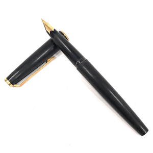 送料360円 モンブラン 220 万年筆 ペン先 585 尾栓吸入式 全長約13.4cm GDカラー×黒 MONTBLANC QR124-209 同梱NG