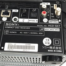 SONY CMT-SX7 SS-SX7 マルチオーディオコンポ CD Bluetooth AirPlay リモコン付き 動作確認済_画像6