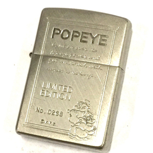 1円 ジッポー×ポパイ リミテッドエディション No,0268 オイルライター 着火 ZIPPO×POPEYE