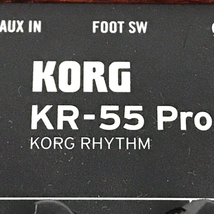 KORG KR-55 Pro リズムマシン ドラムマシン ケース付き 動作確認済み_画像4