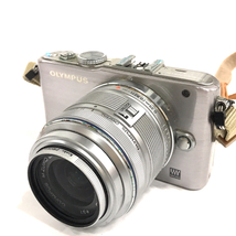 1円 OLYMPUS PEN Lite E-PL3 M.ZUIKO DIGITAL 40-150mm 1:4-5.6 14-42mm 1:3.5-5.6 ミラーレス一眼 カメラ シルバー_画像1