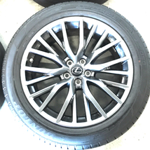 1円 レクサス 純正 20×8J 5穴 PCD114.3 ダンロップ SP SPORT MAXX 050 235/55R20 102V タイヤ ホイール 4本セット_画像9