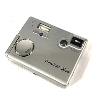 MINOLTA DiMAGE X20 コンパクトデジタルカメラ 通電確認済み ミノルタ