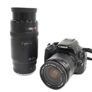 CANON EOS Kiss X7 EF 28-80mm 1:3.5-5.6 II 100-300mm 1:5.6 デジタル一眼レフ デジタルカメラ レンズ