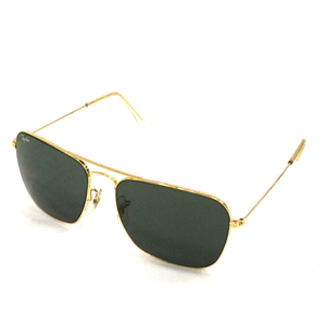 レイバン サングラス アイウェア 58□16 ウェリントンタイプ GDカラー金具 ケース付属 Ray-Ban QR125-102