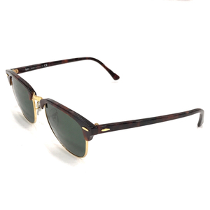 レイバン サングラス RB3016 CLUBMASTER W0366 51□21 145 3N グラデなし 度なし べっ甲風フレーム Ray-Ban QR125-111