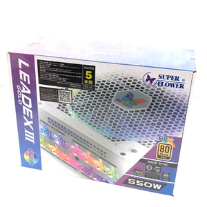 新品同様 未開封 SUPER FLOWER LEADEX III GOLD ARGB 550W PC電源