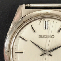 SEIKO グランドセイコー GS ハイビート デイト 自動巻き 機械式 腕時計 フェイスのみ 4522-8000 シルバーカラー文字盤_画像2
