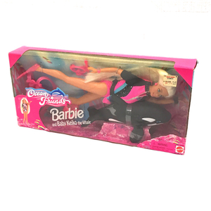 1円 バービー オーシャンフレンズ Barbie and Baby keiko the Whale ドール 人形 保存箱付き 未開封品