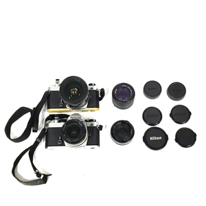 1円 Nikon FM NIKKOR 28mm 1:3.5 AF NIKKOR 28-85mm 1:3.5-4.5 カメラ セット