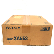 1円 新品同様 未開封 SONY CDP-XA5ES CDプレーヤー CDデッキ ソニー オーディオ機器_画像5