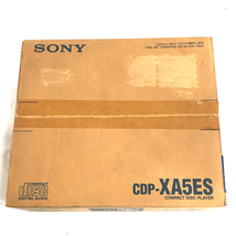 1円 新品同様 未開封 SONY CDP-XA5ES CDプレーヤー CDデッキ ソニー オーディオ機器_画像3