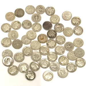 米国 硬貨 ONE DIME 19501951 1952 1958 19591960 1961 等 総重量約 125.2g 海外硬貨 コイン まとめ セット QR125-379