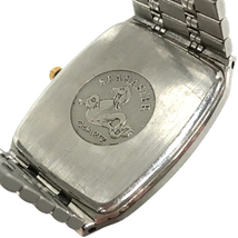 オメガ シーマスター デイト クォーツ 腕時計 スクエアフェイス ゴールドカラー文字盤 未稼働品 OMEGA QR011-76_画像2