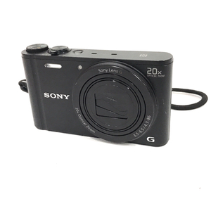 1円 SONY Cyber-Shot DSC-WX350 3.5-6.5/4.3-86 コンパクトデジタルカメラ ブラック C171251