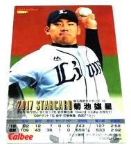 2017　第2弾　菊池雄星　スターカード　西武ライオンズ　【S-32】 ★ カルビープロ野球チップス　_画像3