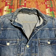 1000円スタート　big size リーバイス　507xx オリジナル　ハギ付き　50s levi's デニムジャケット　ビンテージ　セカンド　ジージャン_画像4