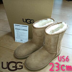 正規品 UGG アグ ムートンブーツ US6 23cm クラシックショート2 CLASSIC SHORT II 1016223