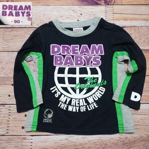 【DREAM BABYS】 長袖 　トレーナー　ロングTシャツ　90　