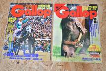 ＠15　週刊Gallop ギャロップ　93年　94年　95年　馬　本　雑誌　トウカイテイオー　小林薫　対談　オグリローマン　天皇賞　など　10冊_画像3