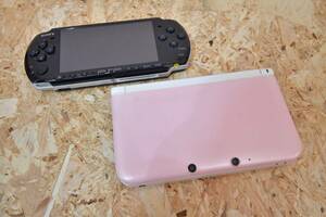 ニンテンドー３DSLL ピンク×ホワイト 　＆　ＰＳＰ　PSP3000　本体のみ