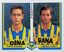 Service Line Tutto Calcio 93-94 NO.472 Filippo Inzaghi Rookie Sticker_画像1