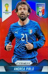 PANINI World Cup Brasil Prizm NO.128 Andrea Pirlo Limited 149 Card