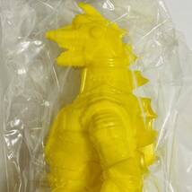 【未開封品】MARUSAN マルサン 世紀の大怪獣 M-POP レインボーシリーズ メカゴジラ 未塗装 黄色 イエロー ソフビ フィギュア_画像2