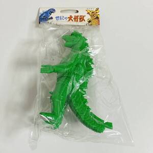 [ unopened goods ]MARUSAN maru sun century. large monster M-POP Rainbow series Mechagodzilla not yet painting green color green sofvi figure 