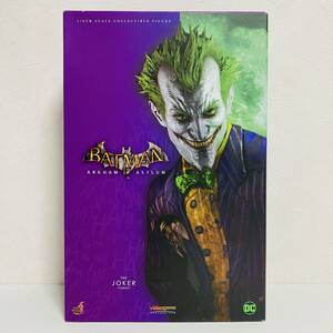 【中古品】Hot Toys ホットトイズ 1/6スケール BATMAN バットマン ARKHAM ASYLUM アーカムアサイラム THE JOKER ジョーカー VGM027 欠品有