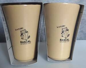  unused / Rascal the Raccoon plastic free cup capacity (360ml) heat-resisting temperature ( approximately 120*C) made in Japan RASCAL