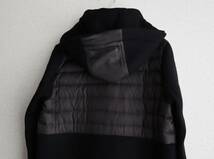 DOUBLE STANDARD CLOTHING　ダウン切り替えコート ブラック　黒　サイズ32_画像4