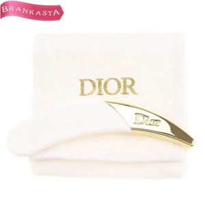 【美品】Dior/ディオール スパチュラ かっさ 美容器具 スキンケア マッサージ セルフエステ フェイスライン [NEW]★52HB03