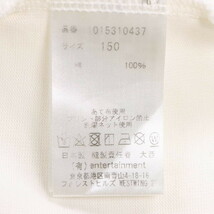 beautiful people/ビューティフルピープル レディース 半袖 Tシャツ トップス ロゴ 丸首 綿 150 M オフホワイト[NEW]★51DH18_画像6