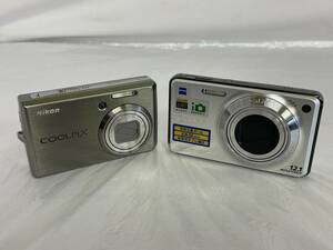デジカメ 2点セット　ソニー/SONY サイバーショット DSC-W270　ニコン/Nikon クールピクス S600　カメラ レンズ