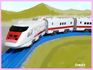 極美品●プラレール JR東日本★イーストアイ 新幹線Ｅ９２６形電車★新動力 ライト点灯 簡易清掃 整備点検 走行確認済◎即発送◎