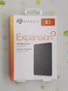 ★☆送料無料　未開封・未使用 Seagate Expansion ポータブルハードディスク ２TB☆★