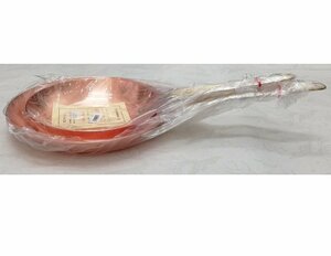 ☆純銅 フライパン 約径２７ｃｍ・２１ｃｍ２Ｐ内面錫メッキ無板厚約２ｍｍ業務用仕様日本製新品