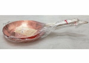 ☆純銅 フライパン 約径３０ｃｍ.２４ｃｍ２Ｐ内面錫メッキ無板厚約２ｍｍ業務用仕様日本製新品