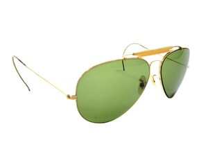 ■【度入り/ジャンク品】Ray-Ban/レイバン サングラス ティアドロップ アビエーター ファッション 服飾雑貨 (42810NI2)