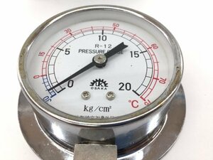 プレッシャーゲージ　R-12　PRESSURE　GAUGE　植田計器製作所　（0.S-3）L-23