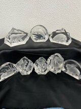 s クリスタル ガラス 置物 まとめ① MATS JONASSON 8個 マッツジョナサン LALIQUE_画像1