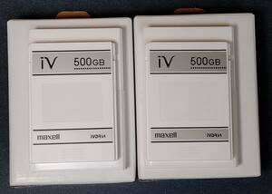 iVDR-S 500GB 2個セット M-VDRS500G.C.2P maxell