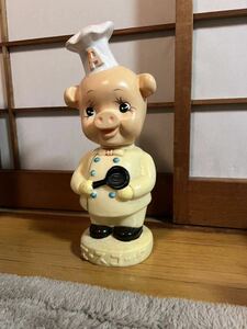 【非売品中古】エースコック「こぶた」ソフビ人形