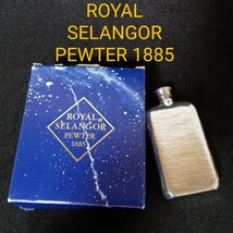 ロイヤルセランゴール　 ピューター スキットル 95ｍｌ Royal Selangor　 ロイヤル・セランゴール　酒器　 錫 　ウイスキーボトル_画像1