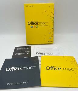 Microsoft Office mac2011 HOME&STUDENT for MAC版 製品版 3台のPC 正規品【S678①】