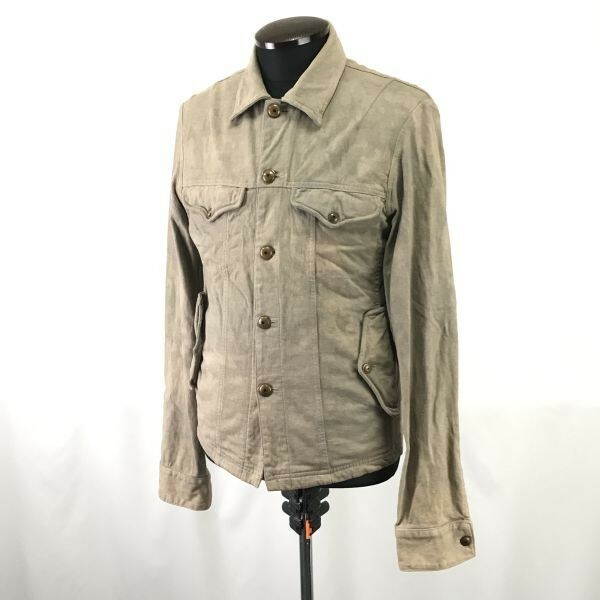 Raw-tex/ローテックス☆ウエスタンシャツ/ジャケット【メンズL/ベージュ/beige】ユナイテッドアローズ/Jackets/Jumpers◇cBH348